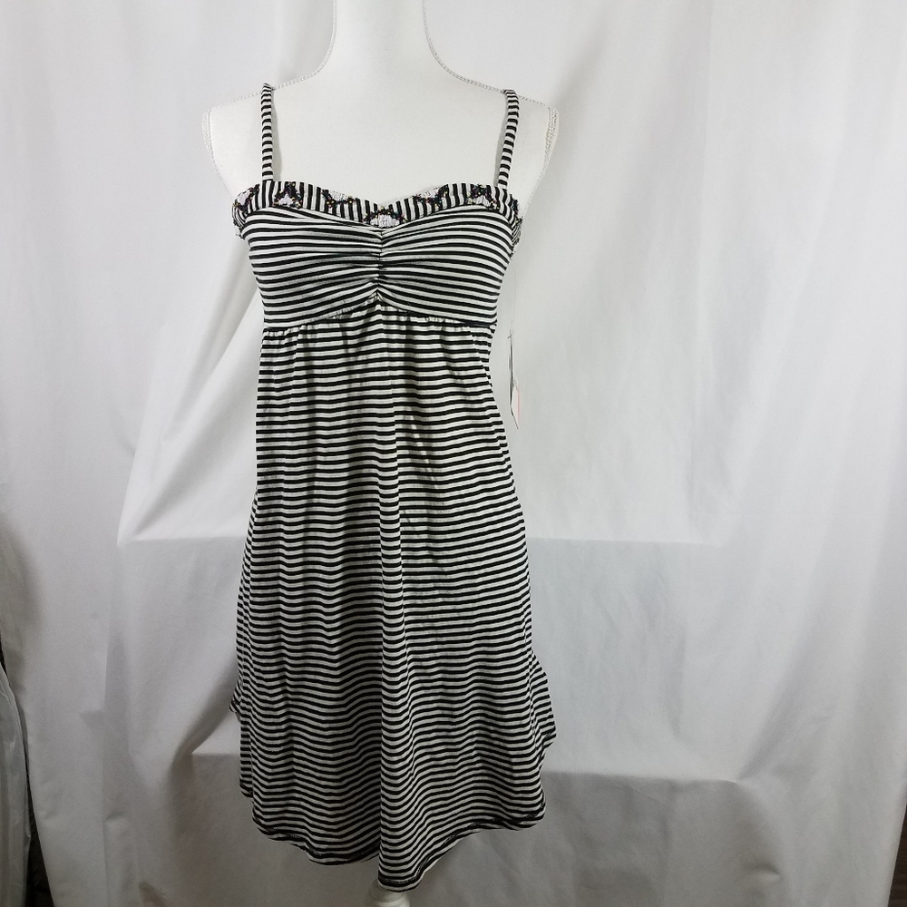 Roxy Stripe Sundress M Nwt